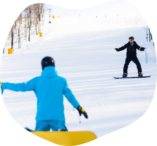 Snowboard lesson